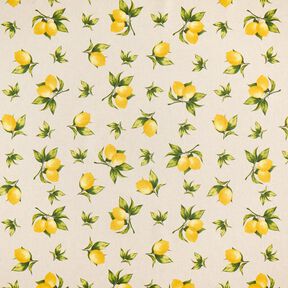 Half Panama Decor Fabric Lemons – natural, 