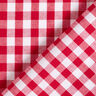 Cotton Vichy check 1 cm – red/white,  thumbnail number 4
