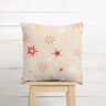 Half Panama Decor Fabric Shimmering Stars – gold/red,  thumbnail number 10