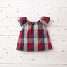 Double Gauze/Muslin Large and small checks | by Poppy navy blue/dark red,  thumbnail number 7