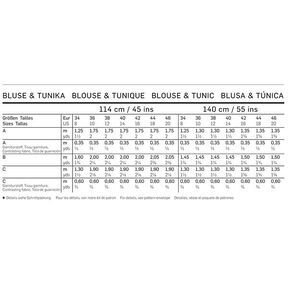 Blouse & Tunic, Burda 6809, 
