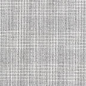 Lightweight checked cotton fabric – light grey/white, 