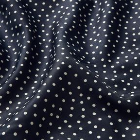 Lining Fabric Polka dots – navy blue, 