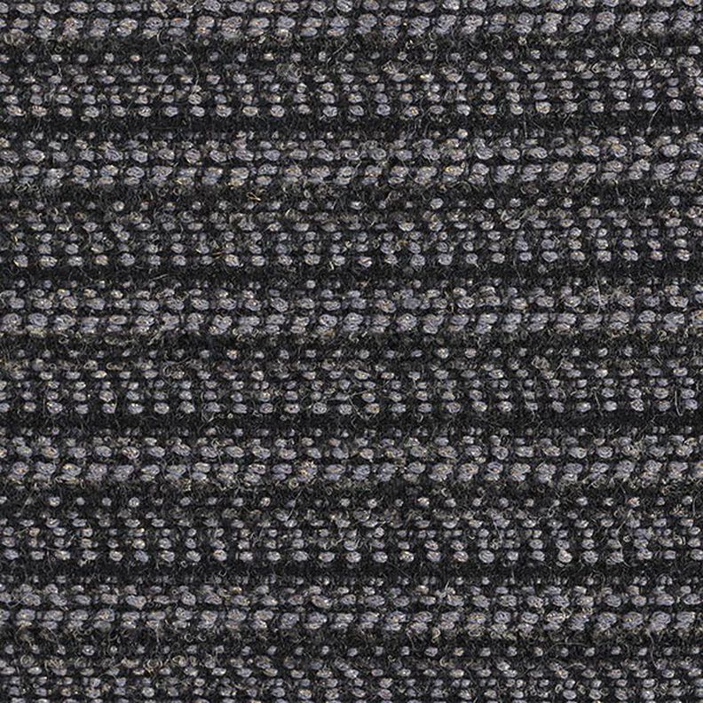 Mottled Lurex Pure New Wool Blend Coating Fabric – anthracite,  image number 1