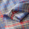 Checked linen viscose blend – denim blue,  thumbnail number 3