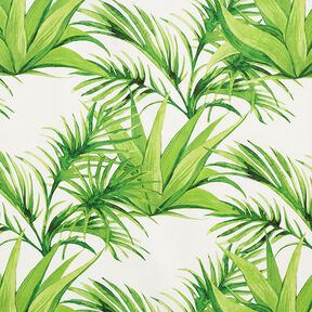 Outdoor Fabric Canvas Tropical Leaves – light green, 