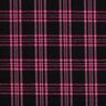 Stretch trouser fabric tartan – black/intense pink,  thumbnail number 1