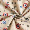 Decor Fabric Half Panama Paris – natural/red,  thumbnail number 3