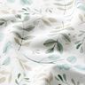 GOTS Cotton Jersey Mini watercolour branches digital print – white/pale mint,  thumbnail number 2