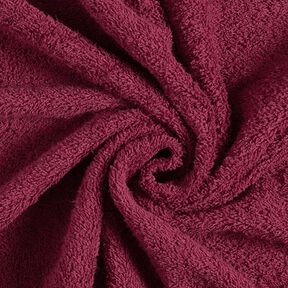 Towelling Fabric – burgundy, 