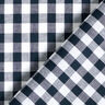 Cotton Vichy check 1 cm – blue-black/white,  thumbnail number 4