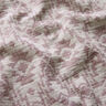 Double Gauze/Muslin Jacquard Aztec pattern | by Poppy dark dusky pink/misty grey,  thumbnail number 3