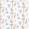 Cotton Jersey Baby jungle animals Digital Print – ivory,  thumbnail number 1