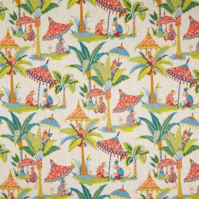 Monkey in the Jungle Decor Linen – natural, 