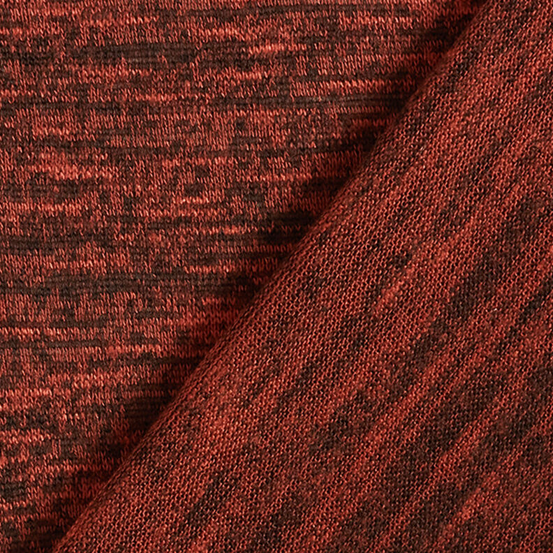 Mottled fine knit fabric – burgundy,  image number 4