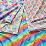 Cotton Poplin Rainbow polka dots Digital Print – white/colour mix,  thumbnail number 5