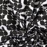 viscose fabric retro graphics – black/white,  thumbnail number 3