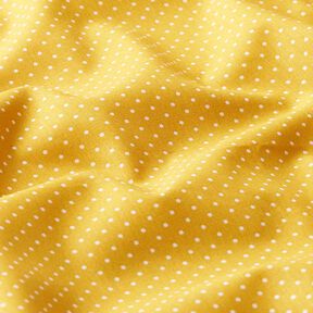 Cotton Poplin Little Dots – mustard/white, 