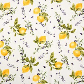 Decor Fabric Canvas Lemons – yellow, 