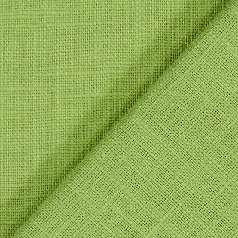 Linen fabric Ramie mix medium – moss green,  image number 4