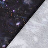 Cotton Jersey Space sparkle Digital Print | by Poppy black/red lilac,  thumbnail number 4