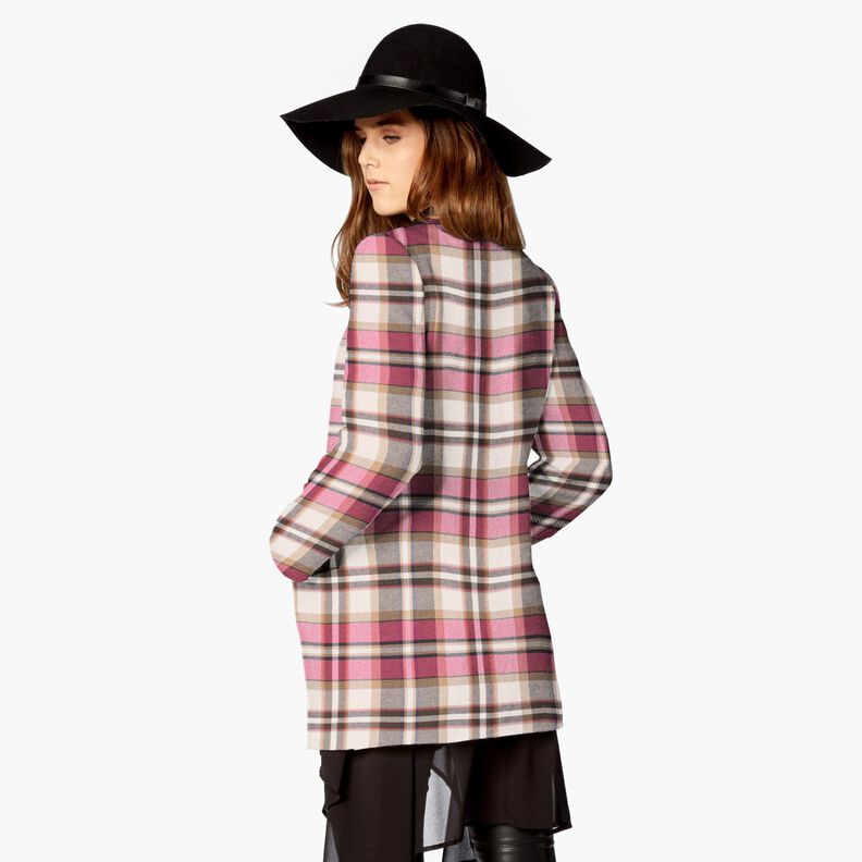 Cotton Flannel Tartan – beige/pink,  image number 7