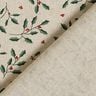 Decor Fabric Half Panama Christmas branch – natural/fir green,  thumbnail number 4