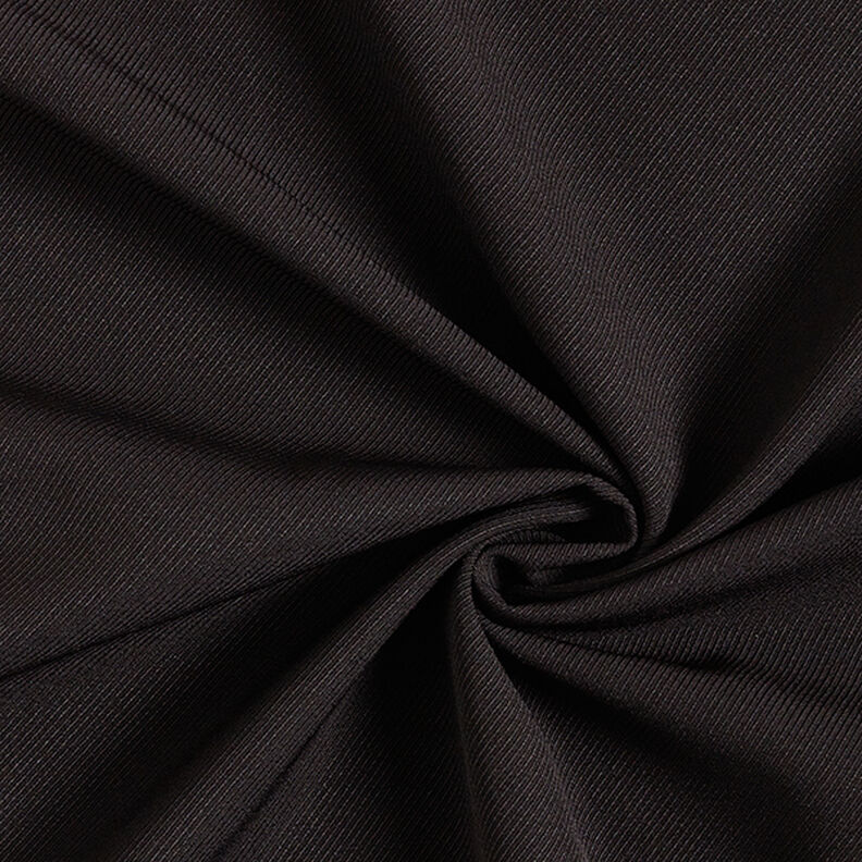 plain stretchy trouser fabric – black,  image number 3