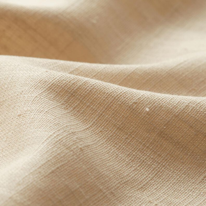 Linen fabric Ramie mix medium – sand,  image number 2