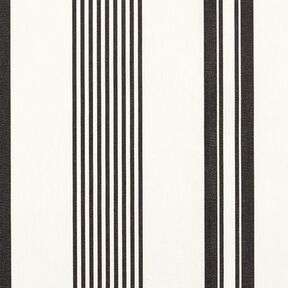 Outdoor Fabric Canvas Fine Stripe Mix – black/white, 