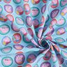 Cotton Poplin Peppa Faces Licensed Fabric | ABC Ltd – light turquoise,  thumbnail number 3