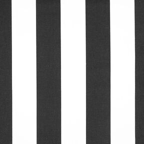 Stripes Cotton Twill 3 – black/white, 