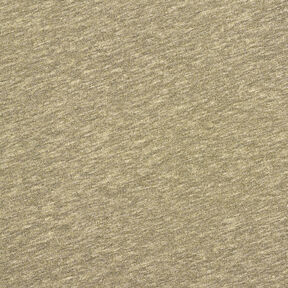 Shimmer melange linen jersey – khaki/metallic gold, 