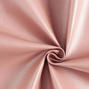 Metallic Imitation Leather – dusky pink, 