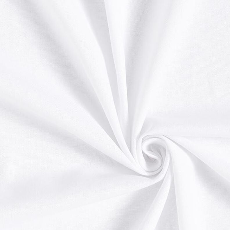 Viscose Linen Blend Plain – white,  image number 1