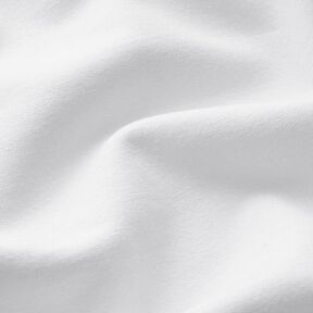 Light Cotton Sweatshirt Fabric Plain – white, 
