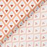 Coated Cotton small diamonds – brown/white,  thumbnail number 5