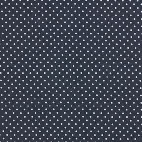 Polka dot lining fabric – navy blue/white, 