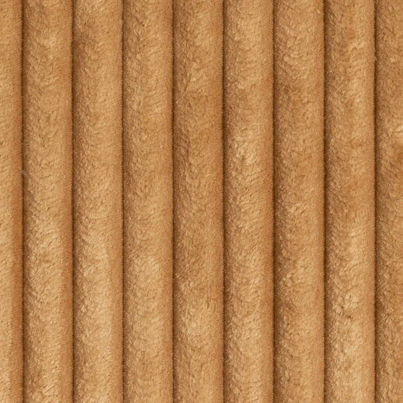 Upholstery Fabric Fur stripes – caramel,  image number 1