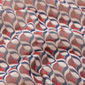 Chiffon retro pattern – white/dark red,  thumbnail number 2