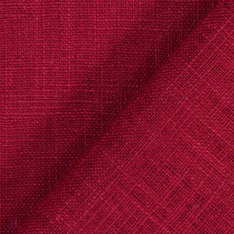 Linen fabric Ramie mix medium – dark red,  image number 4