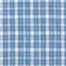 Cotton fabric, classic check – dove blue/white,  thumbnail number 1