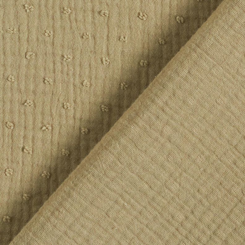 Dobby muslin – light khaki,  image number 5