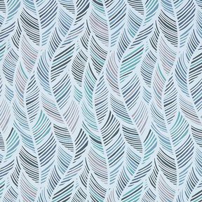 Decor Fabric Half Panama leaf pattern – blue, 