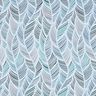 Decor Fabric Half Panama leaf pattern – blue,  thumbnail number 1