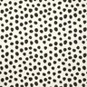 Coated Cotton soft dots – offwhite/black,  thumbnail number 1