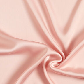 Plain polyester satin – rosé, 