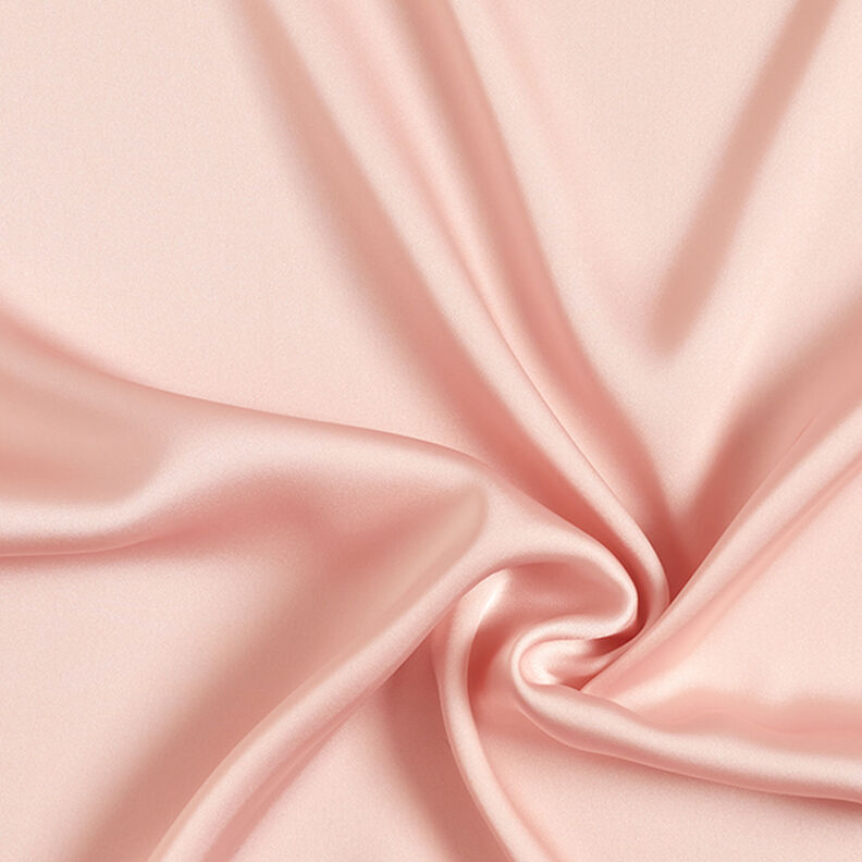 Plain polyester satin – rosé,  image number 1