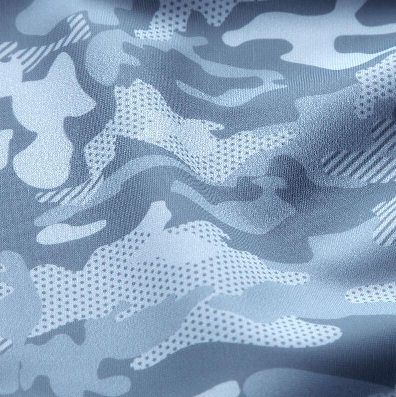 Sports and functional jersey camouflage – blue grey,  image number 2