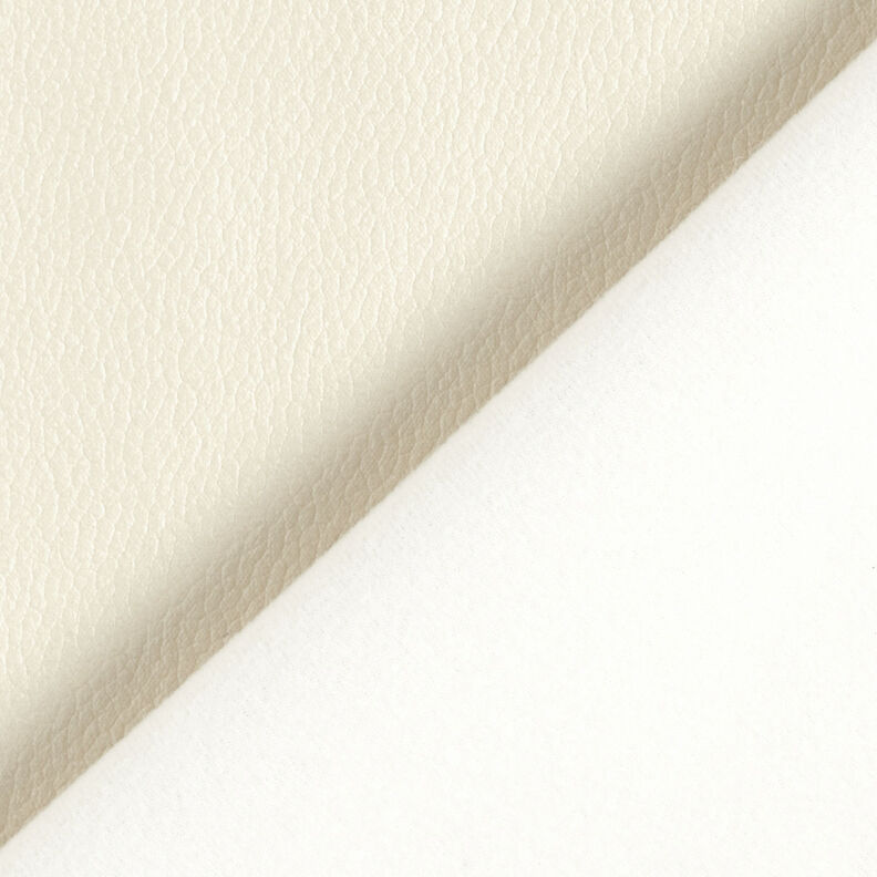 Upholstery Fabric Imitation Leather light embossing – cream,  image number 3